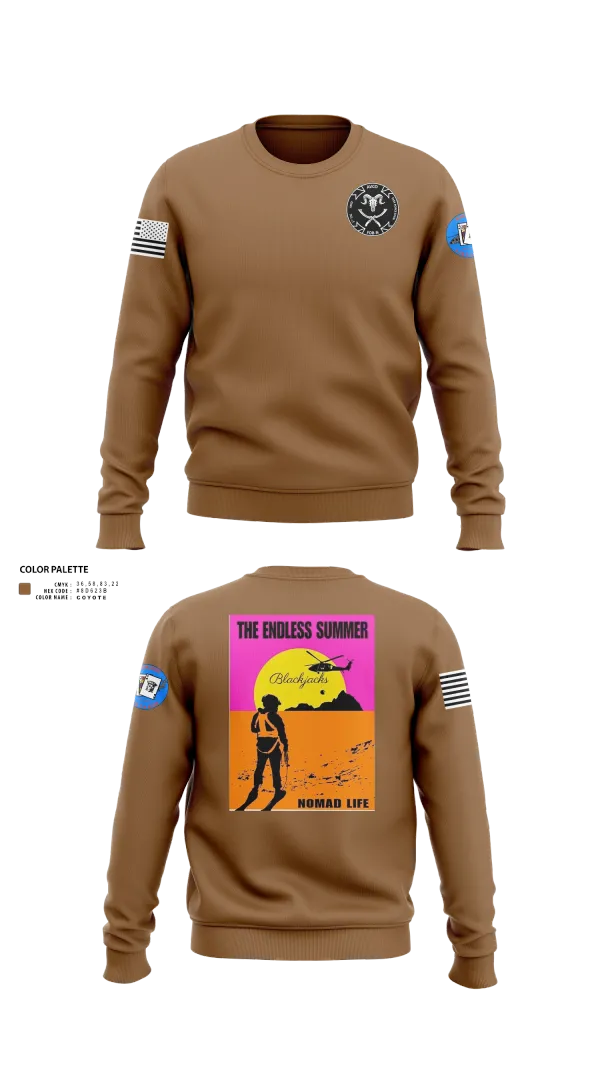 Crew Neck Sweatshirt, A co 2-4GSAB, Army, Teamtime, Team time, sublimation, custom sports apparel, team uniforms, spirit wear, spiritwear, sports uniforms, custom shirts, team store, custom team store, fundraiser sports, apparel fundraiser