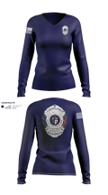 Ipfca 31637304 Women's Long Sleeve V-neck Shirt - 50