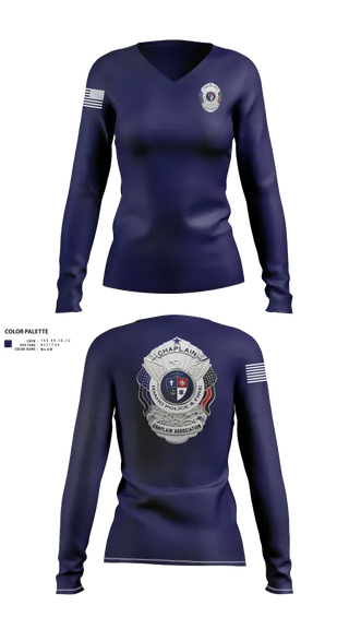 Womens Long Sleeve Vneck Shirt, Ipfca, , Teamtime, Team time, sublimation, custom sports apparel, team uniforms, spirit wear, spiritwear, sports uniforms, custom shirts, team store, custom team store, fundraiser sports, apparel fundraiser
