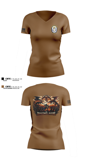 Womens Short Sleeve Vneck Shirt, USS CAPE ST. GEORGE, , Teamtime, Team time, sublimation, custom sports apparel, team uniforms, spirit wear, spiritwear, sports uniforms, custom shirts, team store, custom team store, fundraiser sports, apparel fundraiser