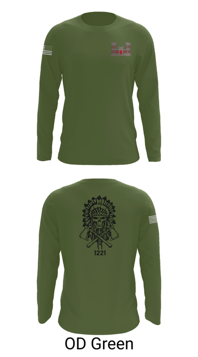1221st Route Clearance Co. 10953211 Long Sleeve Performance Shirt 44