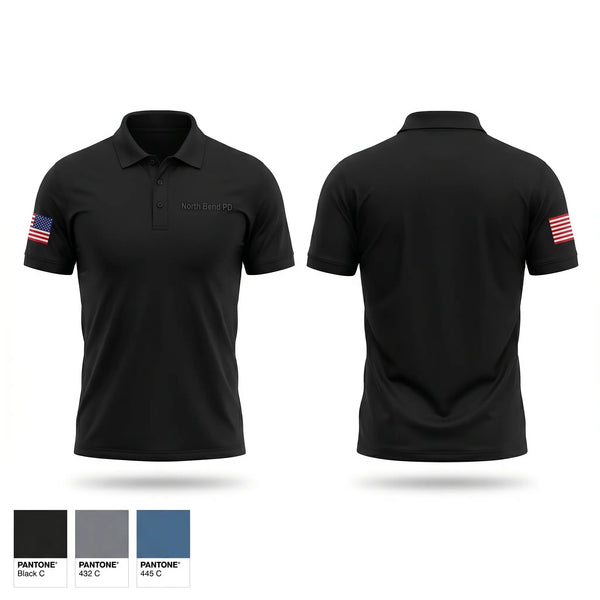 Short Sleeve Performance Polo, North Bend PD, Police, Teamtime, Team time, sublimation, custom sports apparel, team uniforms, spirit wear, spiritwear, sports uniforms, custom shirts, team store, custom team store, fundraiser sports, apparel fundraiser