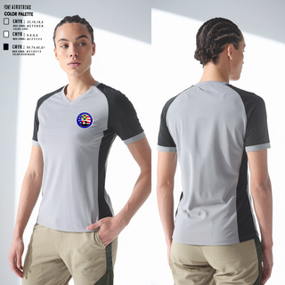 Womens Short Sleeve Vneck Shirt, Air Force MMTI, , Teamtime, Team time, sublimation, custom sports apparel, team uniforms, spirit wear, spiritwear, sports uniforms, custom shirts, team store, custom team store, fundraiser sports, apparel fundraiser