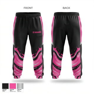 Sweatpants, ES Intensity, Cheer, Teamtime, Team time, sublimation, custom sports apparel, team uniforms, spirit wear, spiritwear, sports uniforms, custom shirts, team store, custom team store, fundraiser sports, apparel fundraiser