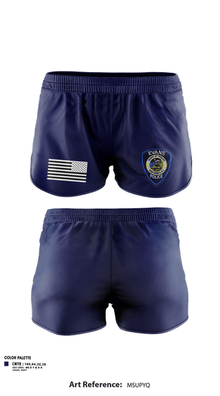 Ranger Panties, Town of Evans Police, Police, Teamtime, Team time, sublimation, custom sports apparel, team uniforms, spirit wear, spiritwear, sports uniforms, custom shirts, team store, custom team store, fundraiser sports, apparel fundraiser