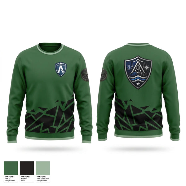 Crew Neck Sweatshirt, AEGIS Group USA, Police, Teamtime, Team time, sublimation, custom sports apparel, team uniforms, spirit wear, spiritwear, sports uniforms, custom shirts, team store, custom team store, fundraiser sports, apparel fundraiser
