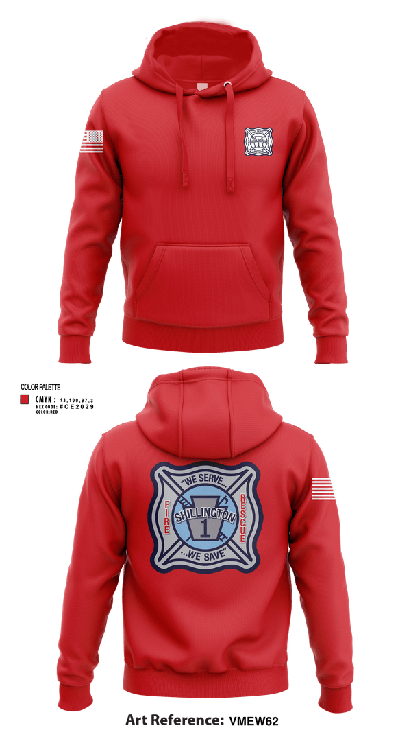 Hoodie, SHILLINGTON FIRE DEPARTMENT, Fire Department, Teamtime, Team time, sublimation, custom sports apparel, team uniforms, spirit wear, spiritwear, sports uniforms, custom shirts, team store, custom team store, fundraiser sports, apparel fundraiser