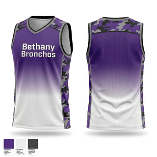Mens Basketball Jersey, Bethany Bronchos, Men's Basketball, Teamtime, Team time, sublimation, custom sports apparel, team uniforms, spirit wear, spiritwear, sports uniforms, custom shirts, team store, custom team store, fundraiser sports, apparel fundraiser