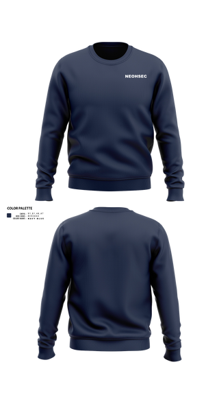 Crew Neck Sweatshirt, NEOHSEC, , Teamtime, Team time, sublimation, custom sports apparel, team uniforms, spirit wear, spiritwear, sports uniforms, custom shirts, team store, custom team store, fundraiser sports, apparel fundraiser