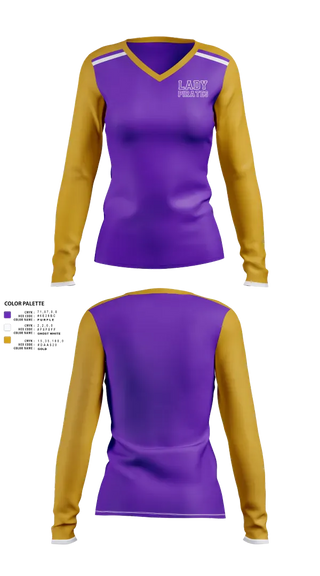 Womens Long Sleeve Vneck Shirt, Lady Pirates, Softball, Teamtime, Team time, sublimation, custom sports apparel, team uniforms, spirit wear, spiritwear, sports uniforms, custom shirts, team store, custom team store, fundraiser sports, apparel fundraiser