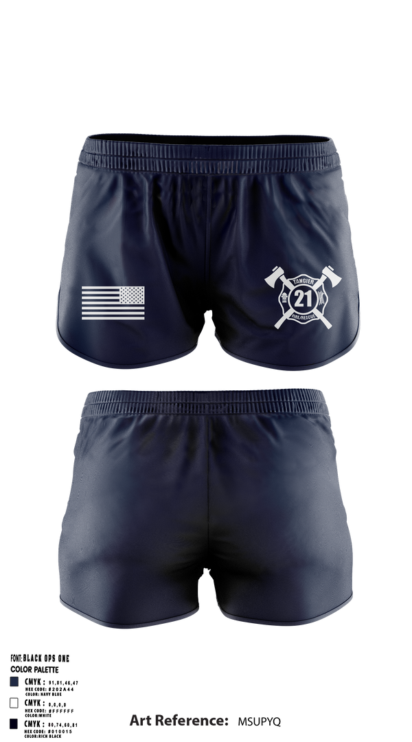 Ranger Panties, TANGIER VOL FIRE DEPT, , Teamtime, Team time, sublimation, custom sports apparel, team uniforms, spirit wear, spiritwear, sports uniforms, custom shirts, team store, custom team store, fundraiser sports, apparel fundraiser