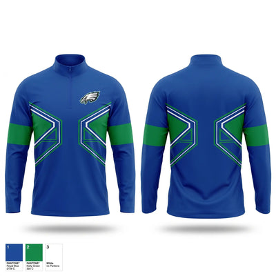 Robert C Byrd High School Soccer Quarter Zip Jacket - 1