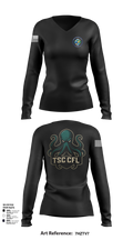 Tsc cfl 79099869 Women's Long Sleeve V-neck Shirt - 101