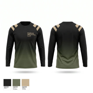 Long Sleeve Performance Shirt, Federal Recovery LLC, Marines, Teamtime, Team time, sublimation, custom sports apparel, team uniforms, spirit wear, spiritwear, sports uniforms, custom shirts, team store, custom team store, fundraiser sports, apparel fundraiser