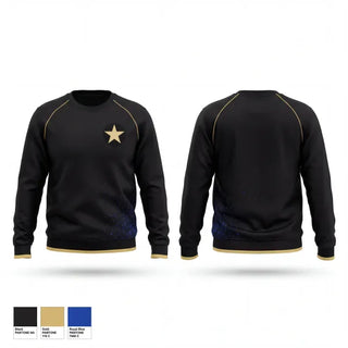 Crew Neck Sweatshirt, Gold Premier, Softball, Teamtime, Team time, sublimation, custom sports apparel, team uniforms, spirit wear, spiritwear, sports uniforms, custom shirts, team store, custom team store, fundraiser sports, apparel fundraiser