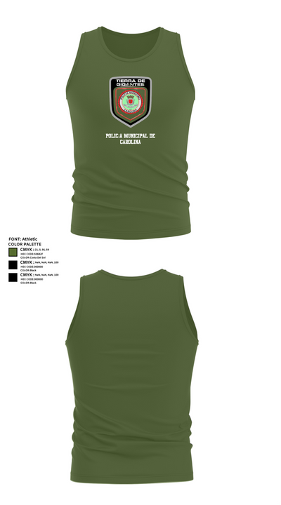 Policía Municipal de Carolina 96327149 Tank Top - 56