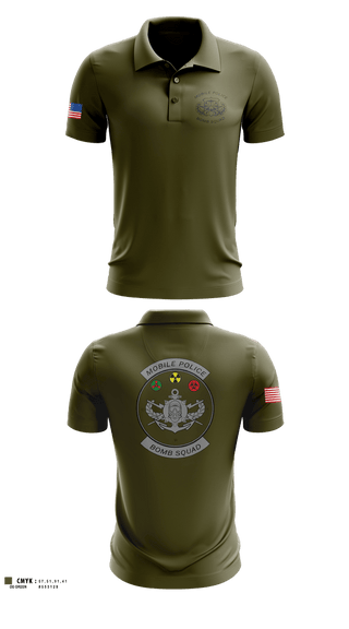Short Sleeve Performance Polo, Mobile Police EOD Unit, Police, Teamtime, Team time, sublimation, custom sports apparel, team uniforms, spirit wear, spiritwear, sports uniforms, custom shirts, team store, custom team store, fundraiser sports, apparel fundraiser