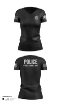 STREET CRIMES 66596550 Women's Short Sleeve V-neck Shirt - 110