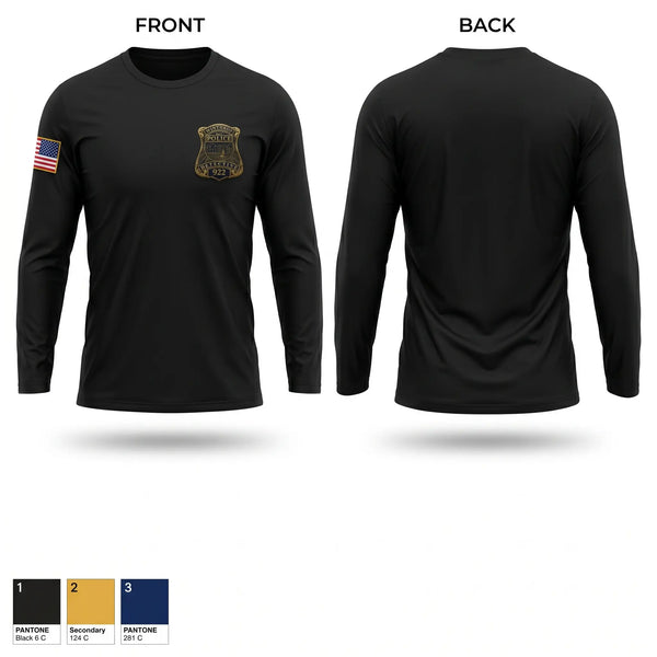 Long Sleeve Performance Shirt, Winthrop Police Detectives, Police, Teamtime, Team time, sublimation, custom sports apparel, team uniforms, spirit wear, spiritwear, sports uniforms, custom shirts, team store, custom team store, fundraiser sports, apparel fundraiser
