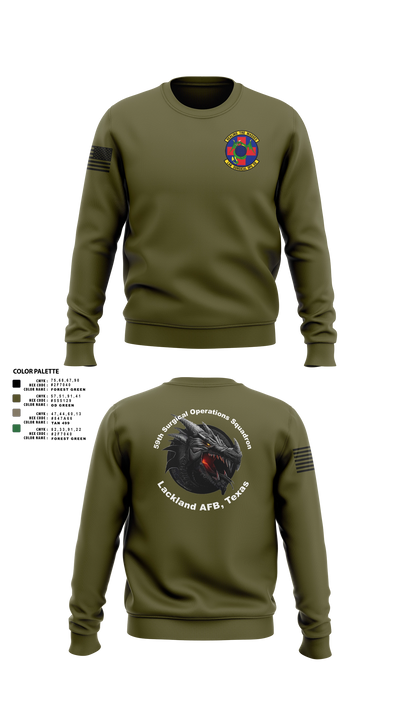 59th Surgical Operations Squadron 37744422 Crew Neck Sweatshirt - 112
