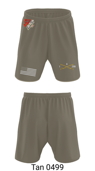 Athletic Shorts With Pockets, A Troop, 1st squadron-299th Calvary Regiment, , Teamtime, Team time, sublimation, custom sports apparel, team uniforms, spirit wear, spiritwear, sports uniforms, custom shirts, team store, custom team store, fundraiser sports, apparel fundraiser
