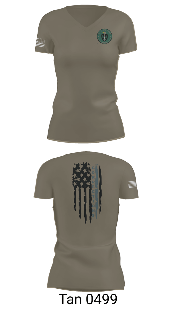 Womens Short Sleeve Vneck Shirt, Tennessee Traffic Officer, Police, Teamtime, Team time, sublimation, custom sports apparel, team uniforms, spirit wear, spiritwear, sports uniforms, custom shirts, team store, custom team store, fundraiser sports, apparel fundraiser