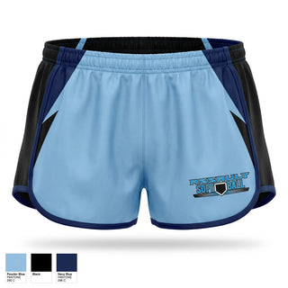 Womens Shorts, Assault, Softball, Teamtime, Team time, sublimation, custom sports apparel, team uniforms, spirit wear, spiritwear, sports uniforms, custom shirts, team store, custom team store, fundraiser sports, apparel fundraiser