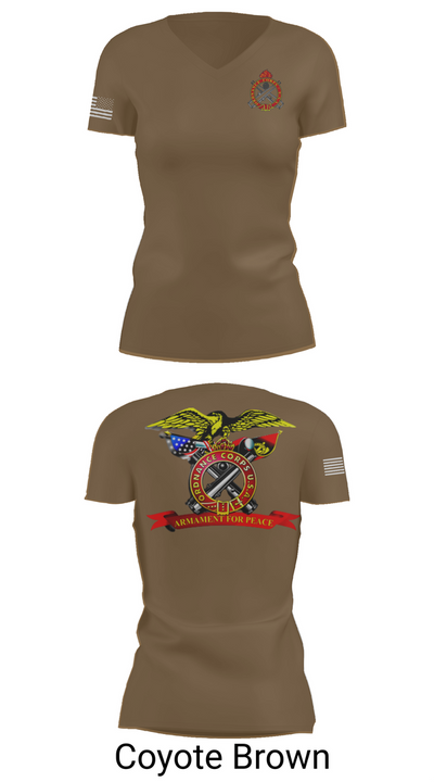 FMS #9 18239341 Women's Short Sleeve V-neck Shirt - 8