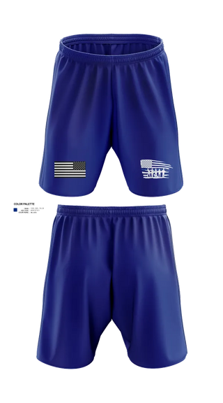 Athletic Shorts With Pockets, McBee Police Department, , Teamtime, Team time, sublimation, custom sports apparel, team uniforms, spirit wear, spiritwear, sports uniforms, custom shirts, team store, custom team store, fundraiser sports, apparel fundraiser