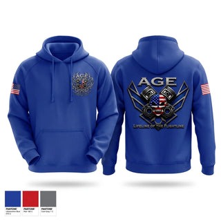 Hoodie, AGE, Air Force, Teamtime, Team time, sublimation, custom sports apparel, team uniforms, spirit wear, spiritwear, sports uniforms, custom shirts, team store, custom team store, fundraiser sports, apparel fundraiser