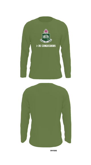 Long Sleeve Performance Shirt, 1-35 conquerors, , Teamtime, Team time, sublimation, custom sports apparel, team uniforms, spirit wear, spiritwear, sports uniforms, custom shirts, team store, custom team store, fundraiser sports, apparel fundraiser