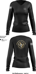 Lufkin Helitack 34871010 Women's Long Sleeve V-neck Shirt - 1