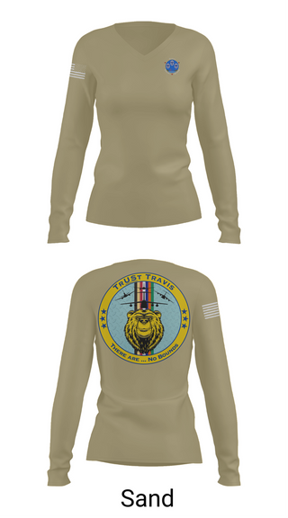Womens Long Sleeve Vneck Shirt, 60 LRS, , Teamtime, Team time, sublimation, custom sports apparel, team uniforms, spirit wear, spiritwear, sports uniforms, custom shirts, team store, custom team store, fundraiser sports, apparel fundraiser