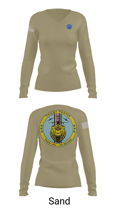 60 LRS 51747524 Women's Long Sleeve V-neck Shirt - 97
