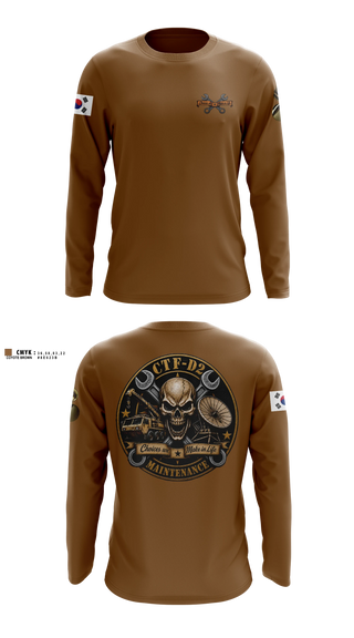 Long Sleeve Performance Shirt, CTF D-2, Army, Teamtime, Team time, sublimation, custom sports apparel, team uniforms, spirit wear, spiritwear, sports uniforms, custom shirts, team store, custom team store, fundraiser sports, apparel fundraiser