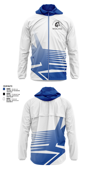 Northwest Mississippi Wolves Windbreaker - 3