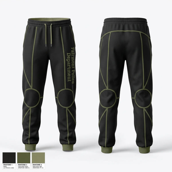 Sweatpants, Fairmont Police Department, Police, Teamtime, Team time, sublimation, custom sports apparel, team uniforms, spirit wear, spiritwear, sports uniforms, custom shirts, team store, custom team store, fundraiser sports, apparel fundraiser