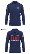 Johnson township fire department Long Sleeve Hooded Sun Shirt - 6