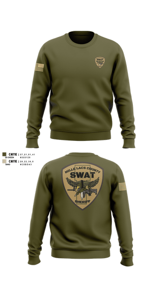 Crew Neck Sweatshirt, , Police, Teamtime, Team time, sublimation, custom sports apparel, team uniforms, spirit wear, spiritwear, sports uniforms, custom shirts, team store, custom team store, fundraiser sports, apparel fundraiser