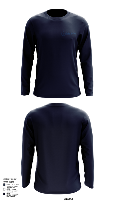 Strides of Grace equestrian 56286399 Long Sleeve Performance Shirt 52