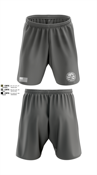 PCSO Black Knights 43803915 Athletic Shorts With Pockets - 2