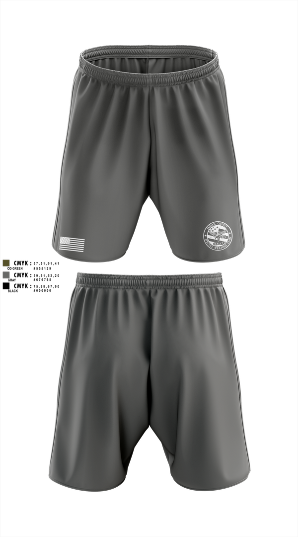 Athletic Shorts With Pockets, PCSO Black Knights, , Teamtime, Team time, sublimation, custom sports apparel, team uniforms, spirit wear, spiritwear, sports uniforms, custom shirts, team store, custom team store, fundraiser sports, apparel fundraiser