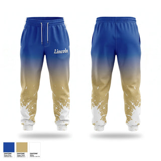 Sweatpants, Lincoln, Baseball, Teamtime, Team time, sublimation, custom sports apparel, team uniforms, spirit wear, spiritwear, sports uniforms, custom shirts, team store, custom team store, fundraiser sports, apparel fundraiser