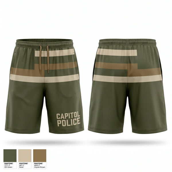 Athletic Shorts With Pockets, Capitol Police, Police, Teamtime, Team time, sublimation, custom sports apparel, team uniforms, spirit wear, spiritwear, sports uniforms, custom shirts, team store, custom team store, fundraiser sports, apparel fundraiser