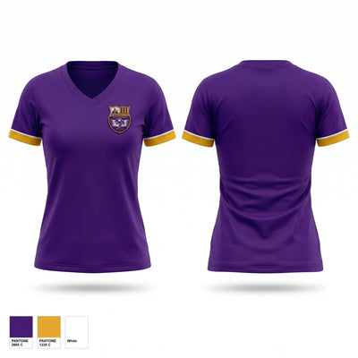 Sheboygan Falls Falcons Women's Short Sleeve V-neck Shirt - 1