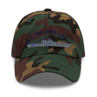 USS IWO JIMA LHD7 FRG Classic Dad Hat | Yupoong 6245CM