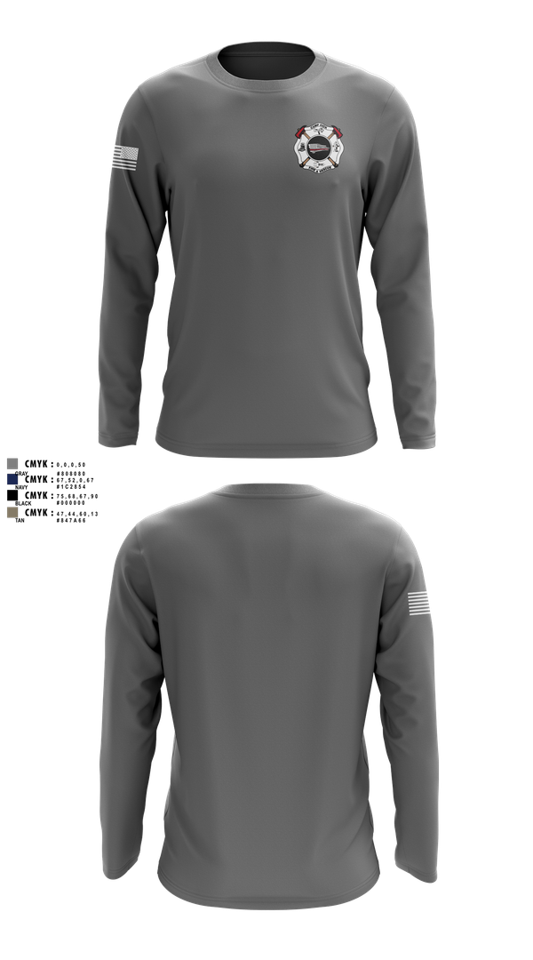 Long Sleeve Performance Shirt, Camp, Fire Department, Teamtime, Team time, sublimation, custom sports apparel, team uniforms, spirit wear, spiritwear, sports uniforms, custom shirts, team store, custom team store, fundraiser sports, apparel fundraiser