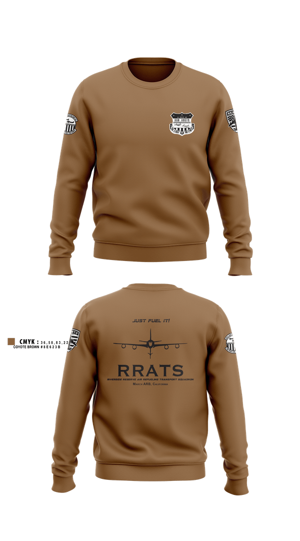 Crew Neck Sweatshirt, 336 Air Refueling Sq, , Teamtime, Team time, sublimation, custom sports apparel, team uniforms, spirit wear, spiritwear, sports uniforms, custom shirts, team store, custom team store, fundraiser sports, apparel fundraiser
