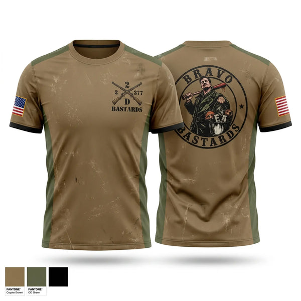 Short Sleeve Performance Shirt, Bravo Co 2/377, Army, Teamtime, Team time, sublimation, custom sports apparel, team uniforms, spirit wear, spiritwear, sports uniforms, custom shirts, team store, custom team store, fundraiser sports, apparel fundraiser