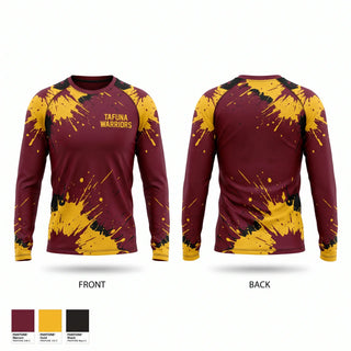 Long Sleeve Performance Shirt, TAFUNA WARRIORS, , Teamtime, Team time, sublimation, custom sports apparel, team uniforms, spirit wear, spiritwear, sports uniforms, custom shirts, team store, custom team store, fundraiser sports, apparel fundraiser